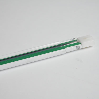 Kirsch Superfine Drapery Rod #3237 One-way Right, 66-120 Inches, White