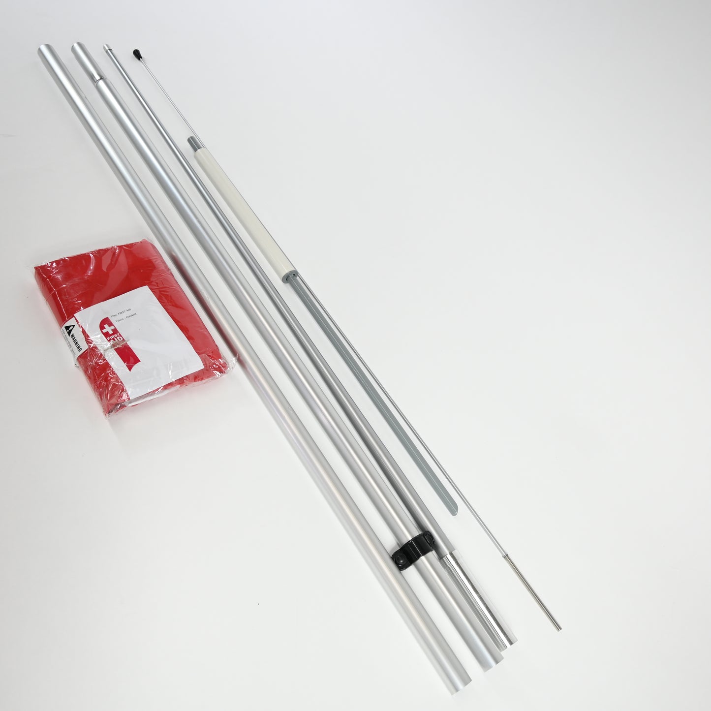 First AID Windless Swooper Flag Kit 15' Feather Banner Sign rb-h