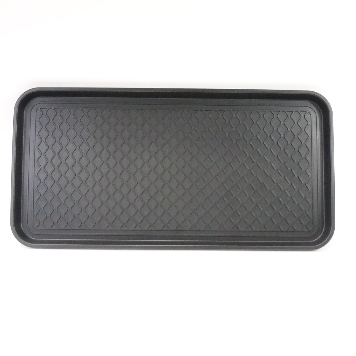 Finorder Multi-Purpose Boot Trays, Set of 2 Black All Weather Heavy Duty Trays