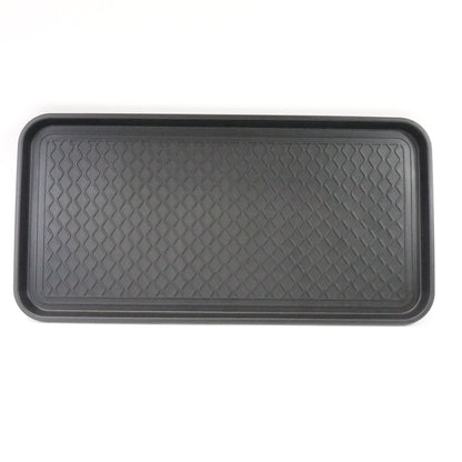 Finorder Multi-Purpose Boot Trays, Set of 2 Black All Weather Heavy Duty Trays