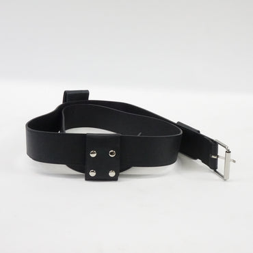 Faux Leather Adjustable Shoulder Strap Belt Frog- One Size - Black - New