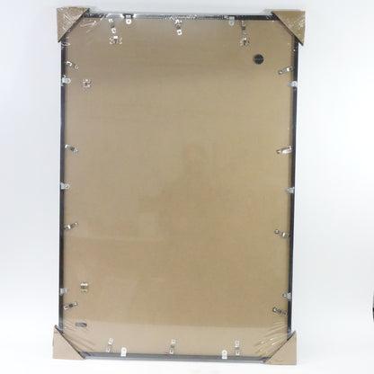 Americanflat 27 x 40 Picture Frame with Polished Plexiglass - Black - Open Box