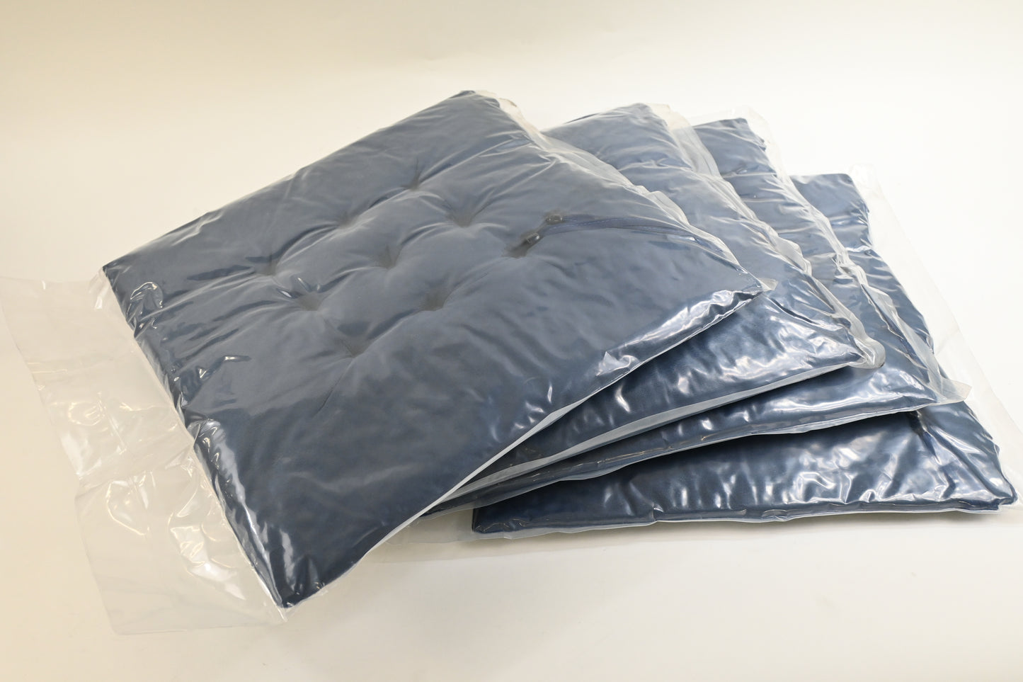 Hevice Chair Pads and Seat Cushions, Set of 4 Pads 15.6x15.6x2, Navy Blue