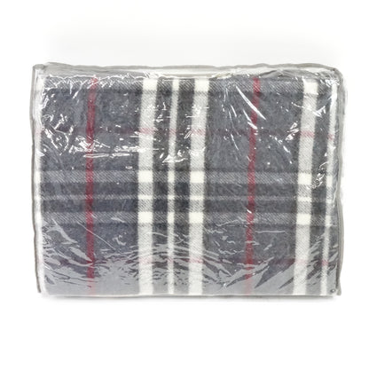 100% New Zealand Wool Blanket with Fringes 55"x79" (Graphite Grey)