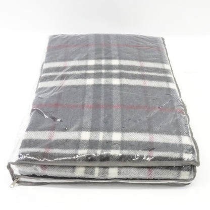 100% New Zealand Wool Blanket with Fringes 55"x79" (Graphite Grey)