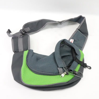 Pet Carrier with Heavy-Duty Zipper, Travel Pouch for Dogs and Cats – S - Green