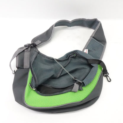Pet Carrier with Heavy-Duty Zipper, Travel Pouch for Dogs and Cats – S - Green