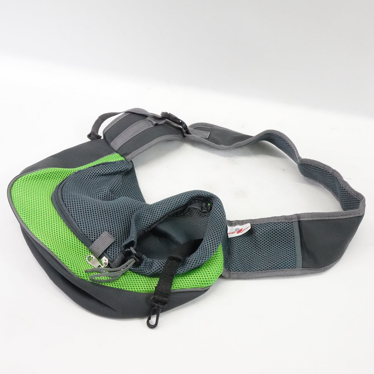 Pet Carrier with Heavy-Duty Zipper, Travel Pouch for Dogs and Cats – S - Green