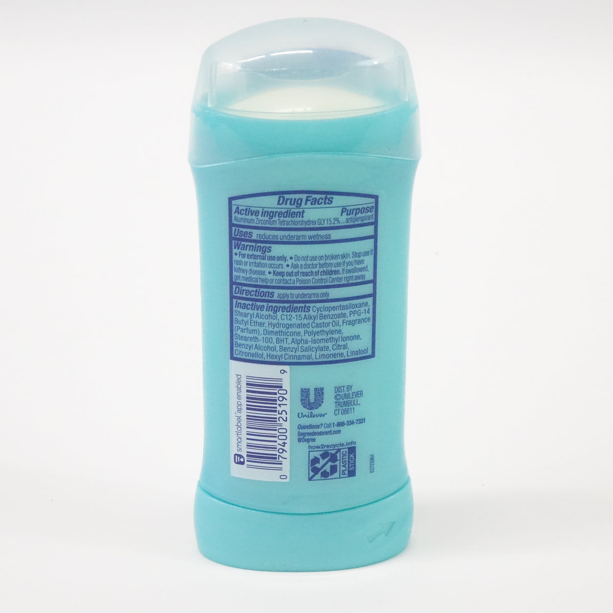 Degree Original Antiperspirant Deodorant Shower Clean Pack of 6- 2.6 oz
