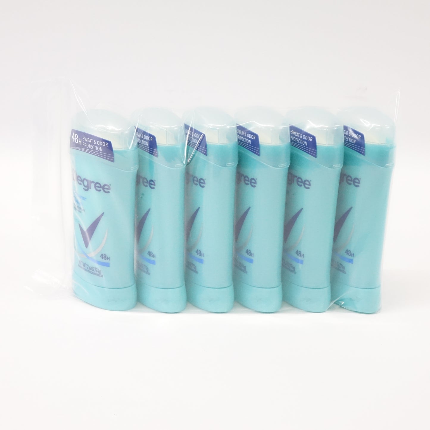 Degree Original Antiperspirant Deodorant Shower Clean Pack of 6- 2.6 oz