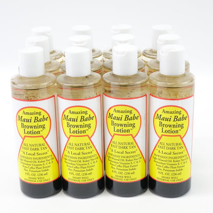Maui Babe - Browning Lotion - 8oz, 12 pack