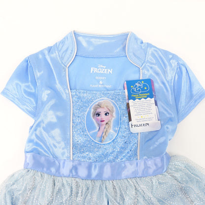 Disney Girls' Little Frozen Fantasy Nightgown, Elsa 2, Size 6 - New