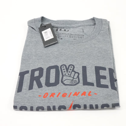 Troy Lee Designs Roll Out T-Shirt (LARGE) (ASH HEATHER)