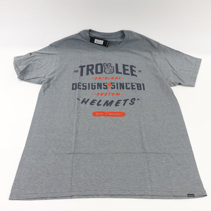 Troy Lee Designs Roll Out T-Shirt (LARGE) (ASH HEATHER)