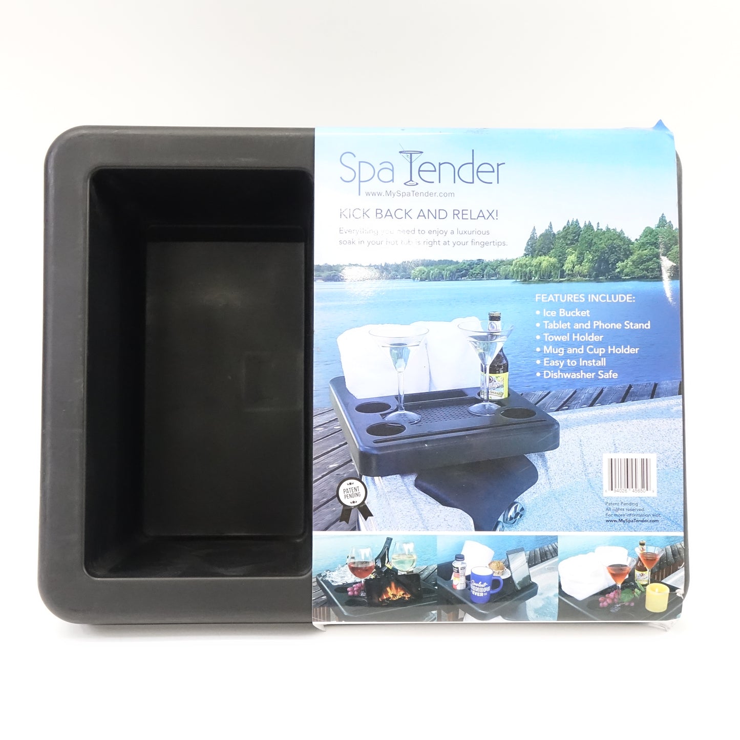 Hot Tub Towel Warmer, Drink Holder and Phone Stand