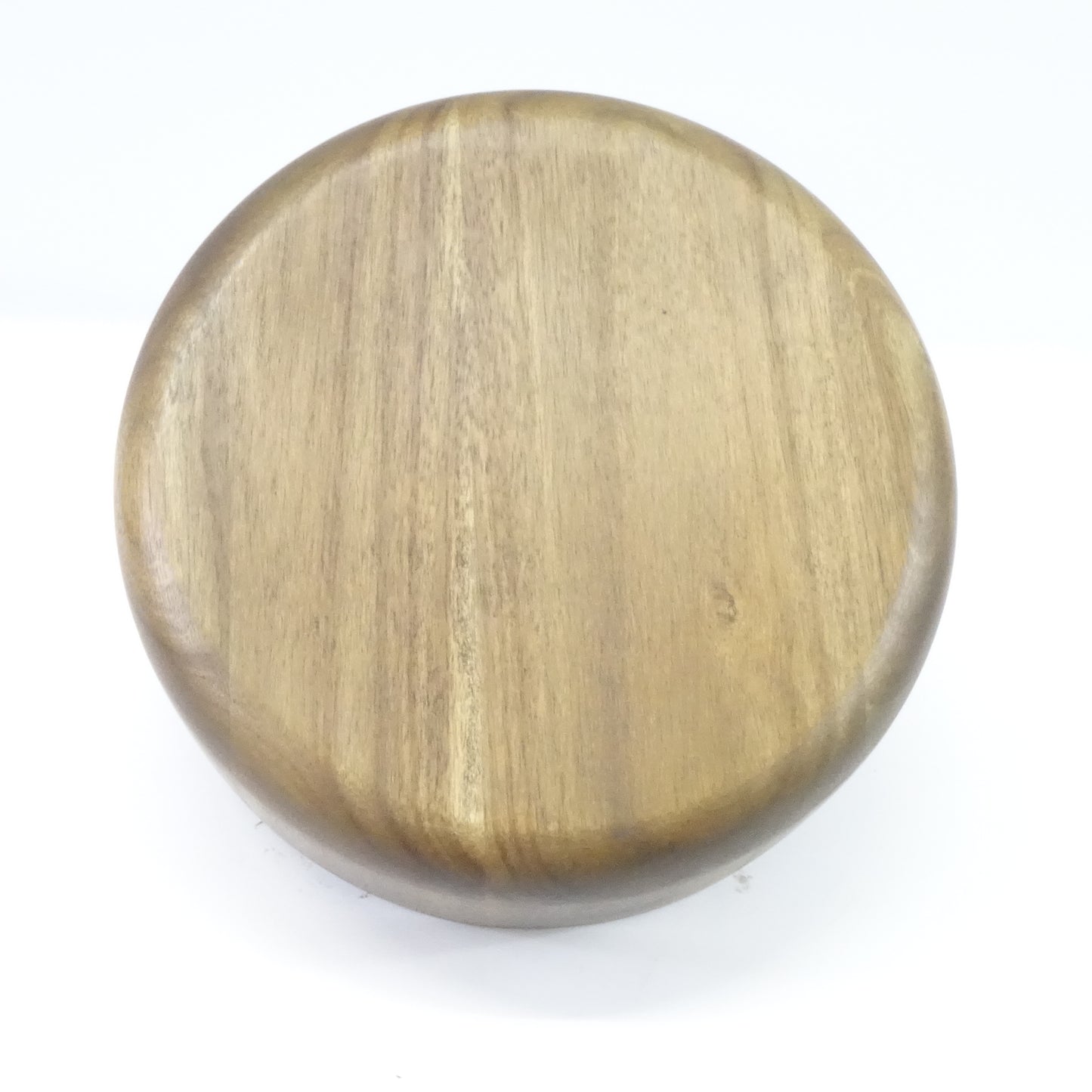 Acacia Walnut Wood Salad Bowl Set, 12"W X 4.3" H Large with Fork and Spoon