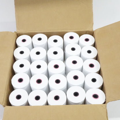 Iconex 9074-0097 3" x 150' Single Ply Bond POS Receipt Paper Rolls White 50/CTN
