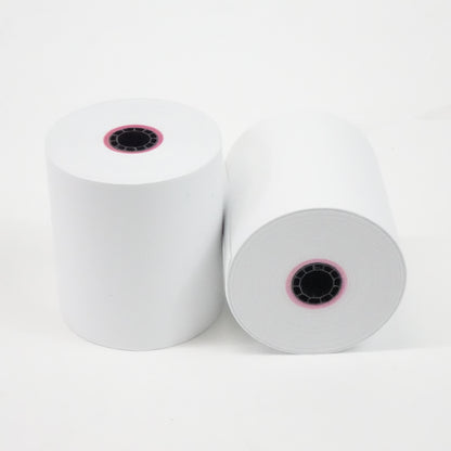 Iconex 9074-0097 3" x 150' Single Ply Bond POS Receipt Paper Rolls White 50/CTN