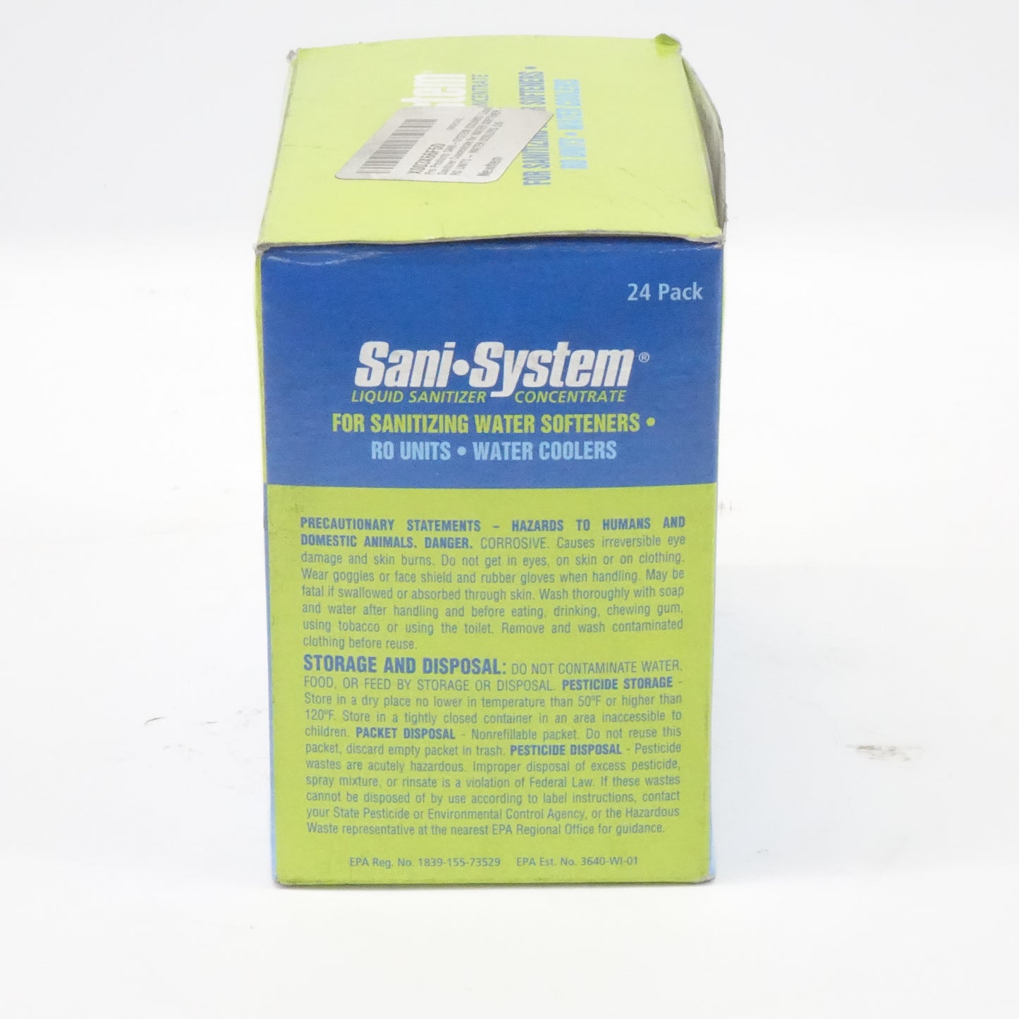 Sani-System Liquid Sanitizer Concentrate For Water Softeners - 24 pack