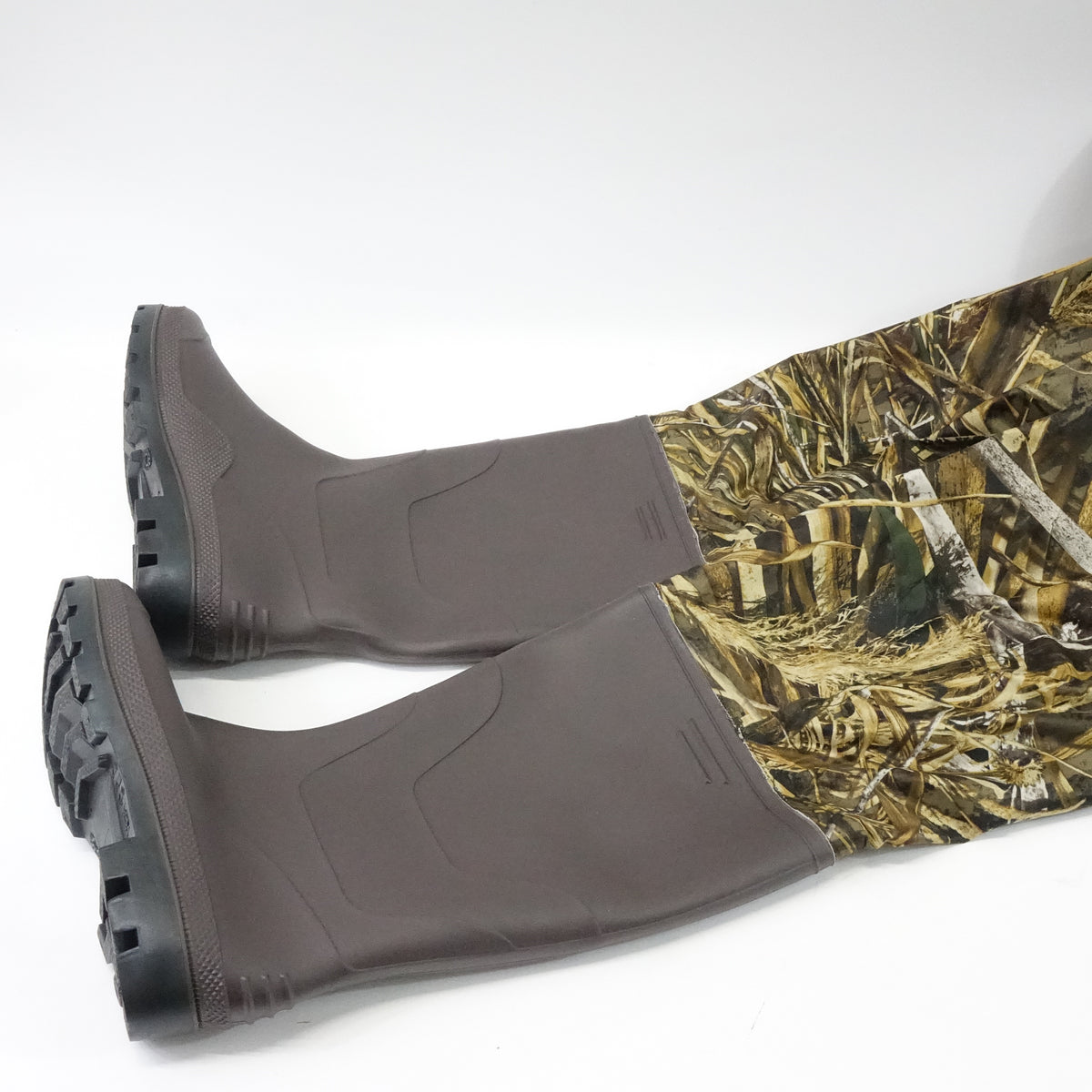 TIDEWE Chest Waders with Mesh Lining, Realtree Max 5 Camo Bootfoot PVC Size 13
