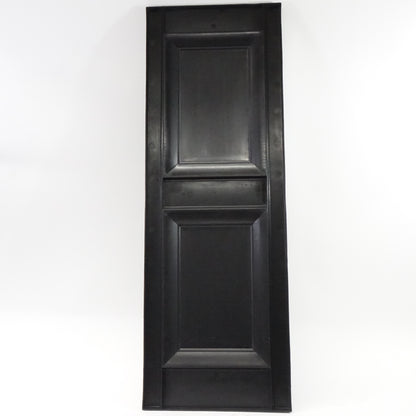 Raised Panel Vinyl Shutters-14.75" W x 43" H- Black