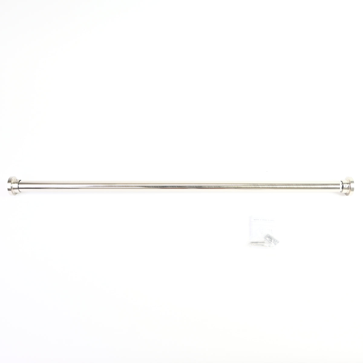 Meriville 1" Diameter Metal Spring Tension Rod, 30 52" Satin Nickel - Open Box