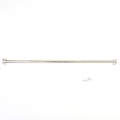 Meriville 1" Diameter Metal Spring Tension Rod, 30 52" Satin Nickel - Open Box