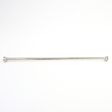 Meriville 1" Diameter Metal Spring Tension Rod, 30 52" Satin Nickel - Open Box