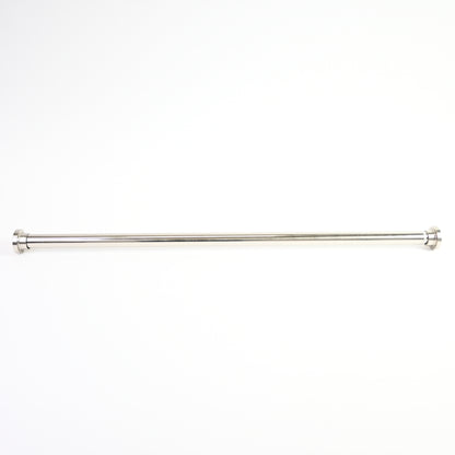 Meriville 1" Diameter Metal Spring Tension Rod, 30 52" Satin Nickel - Open Box