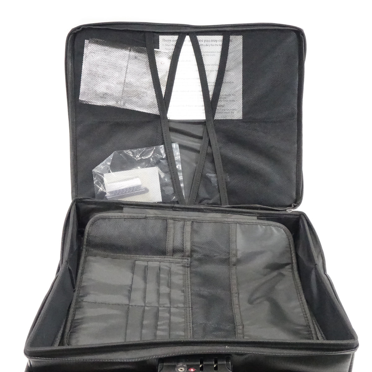 ETRONIK File Box w/ Removable Wheels & Strap, Fireproof Organizer Lock - Grade A