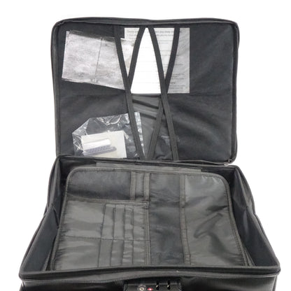 ETRONIK File Box w/ Removable Wheels & Strap, Fireproof Organizer Lock - Grade A