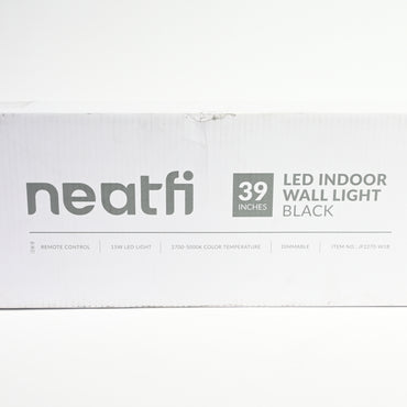 Neatfi Modern LED Indoor Wall Light with Remote Control (Black, 39" LED) - New