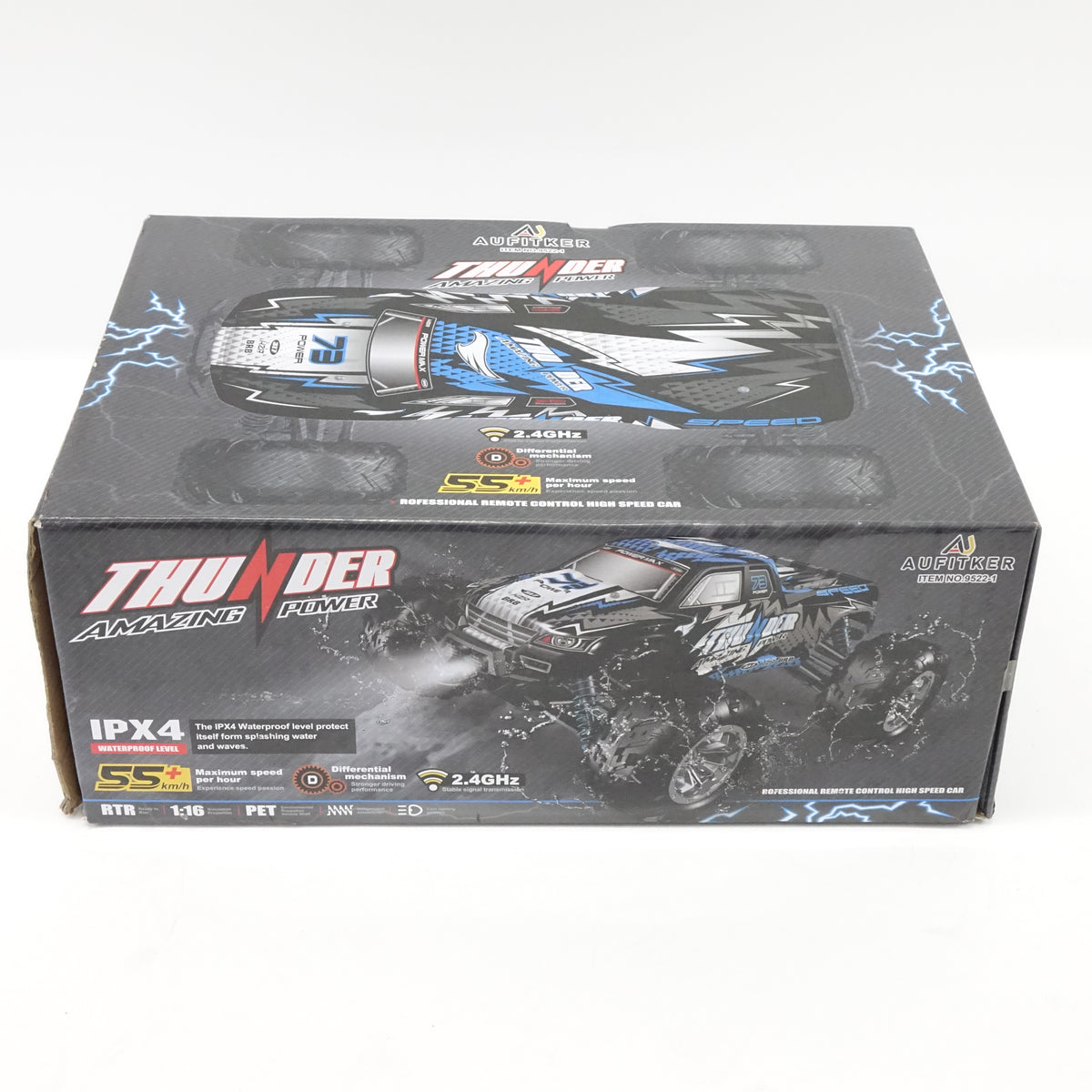 Brushless RC Car 55KM/H High Speed 1:16 4WD Off Road Monster Truck w/Extra Shell
