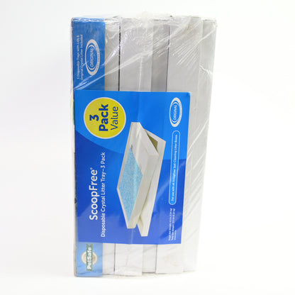 PetSafe ScoopFree Disposable Crystal Fresh Scent Cat Litter Trays - Blue - 3pk