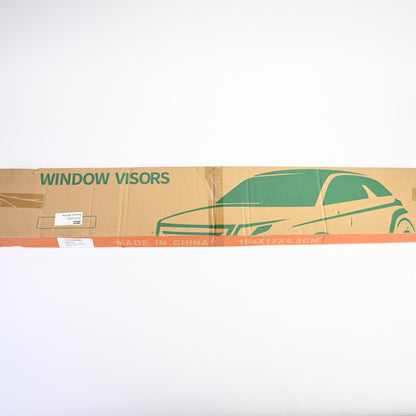 SAOKNCE 4 Pieces Tape-on Durable Rain Guards - 2019-2023 Nissan Altima - Black