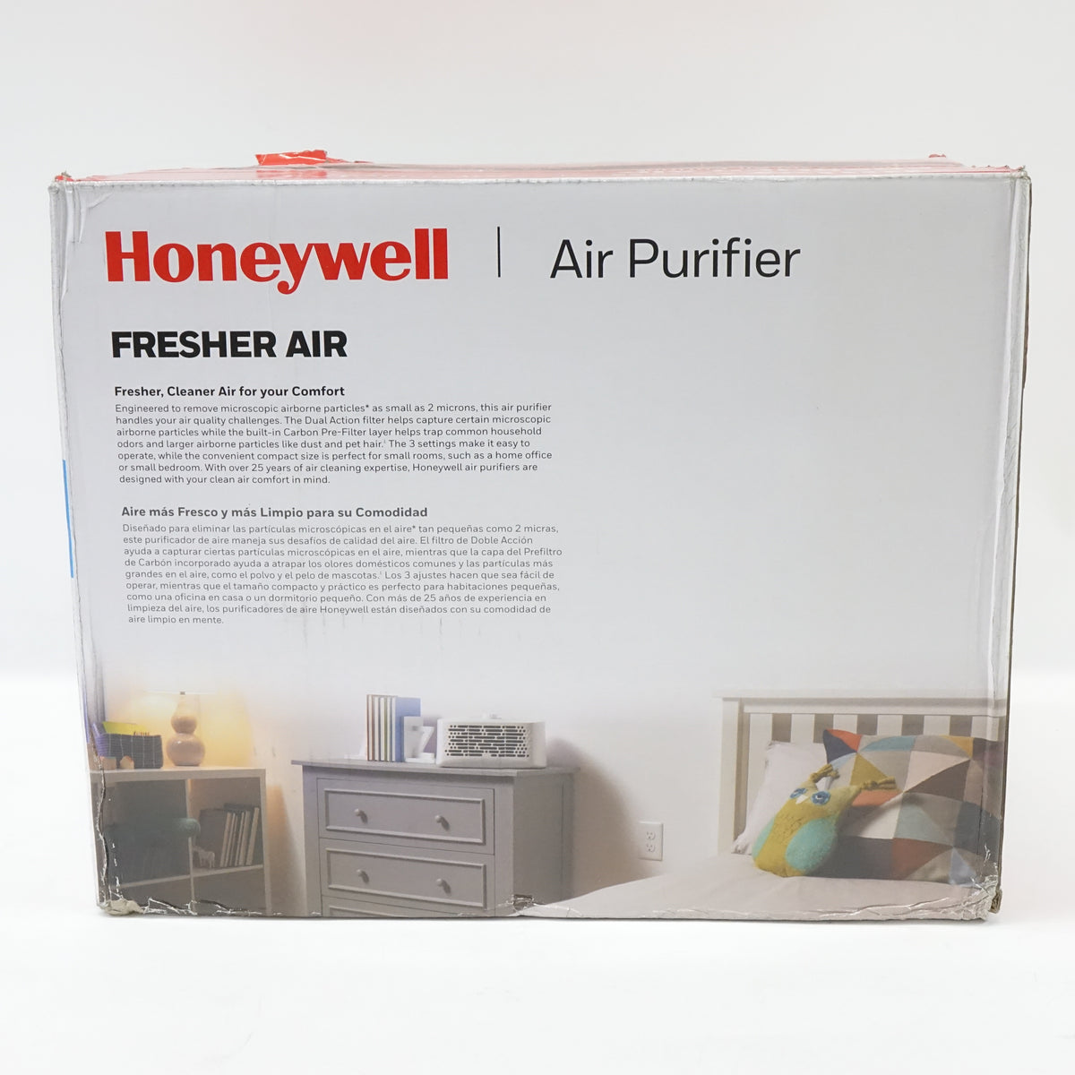 Honeywell HHT270WHD HEPA Clean Tabletop Air Purifier (White) - Open Box
