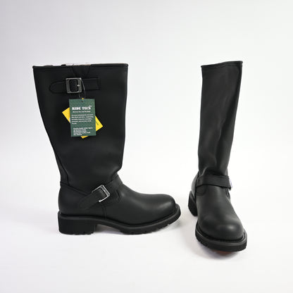 Ad Tec Men's 16" Engineer Biker Boot Black - Size 13 Wide