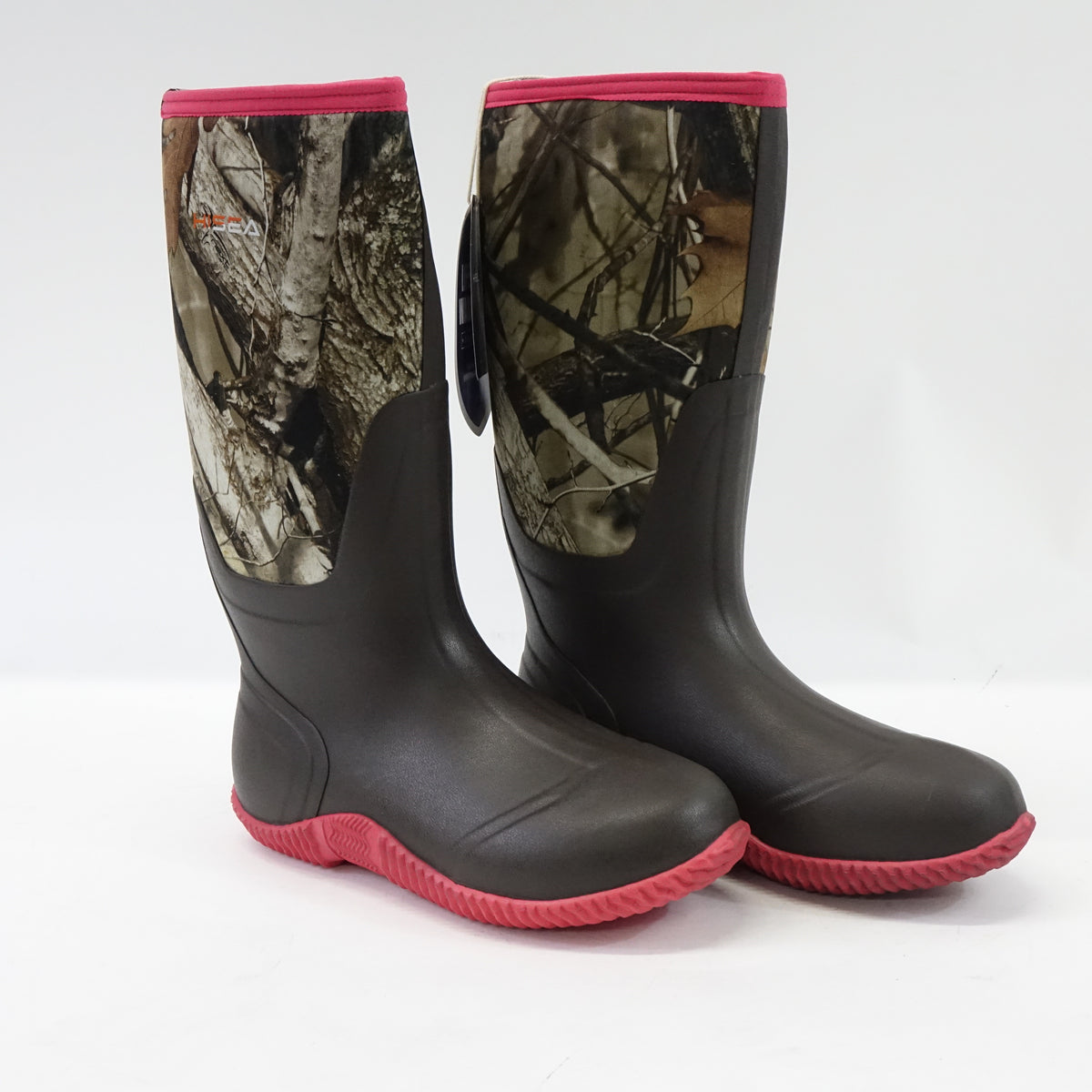 HISEA Women's Rain Rubber Waterproof Insulated Neoprene Mud Boots, Size 10