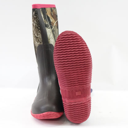HISEA Women's Rain Rubber Waterproof Insulated Neoprene Mud Boots, Size 10