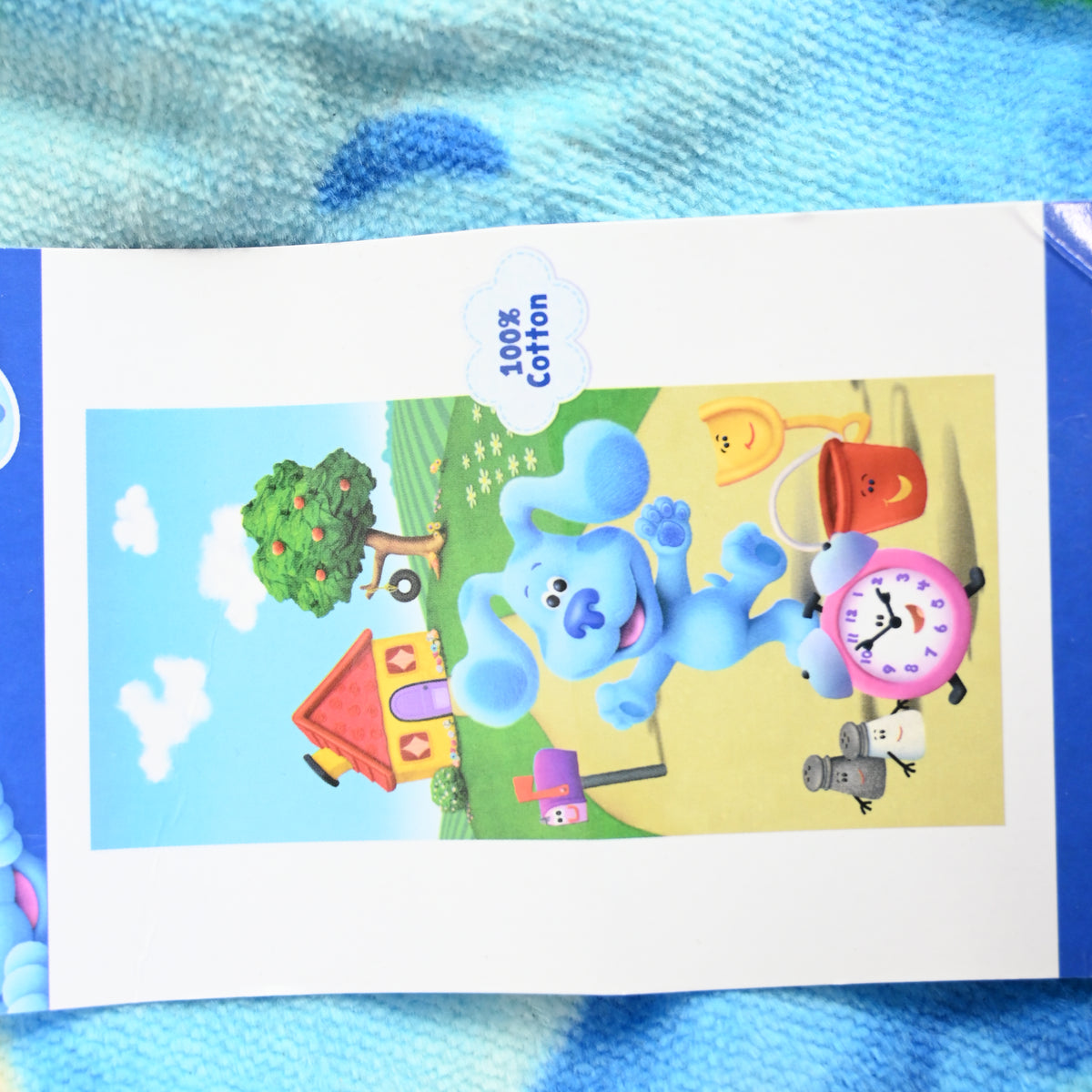 Blue's Clues Think Blue Beach Towel, Multicolor, 28 inches x 58 inches