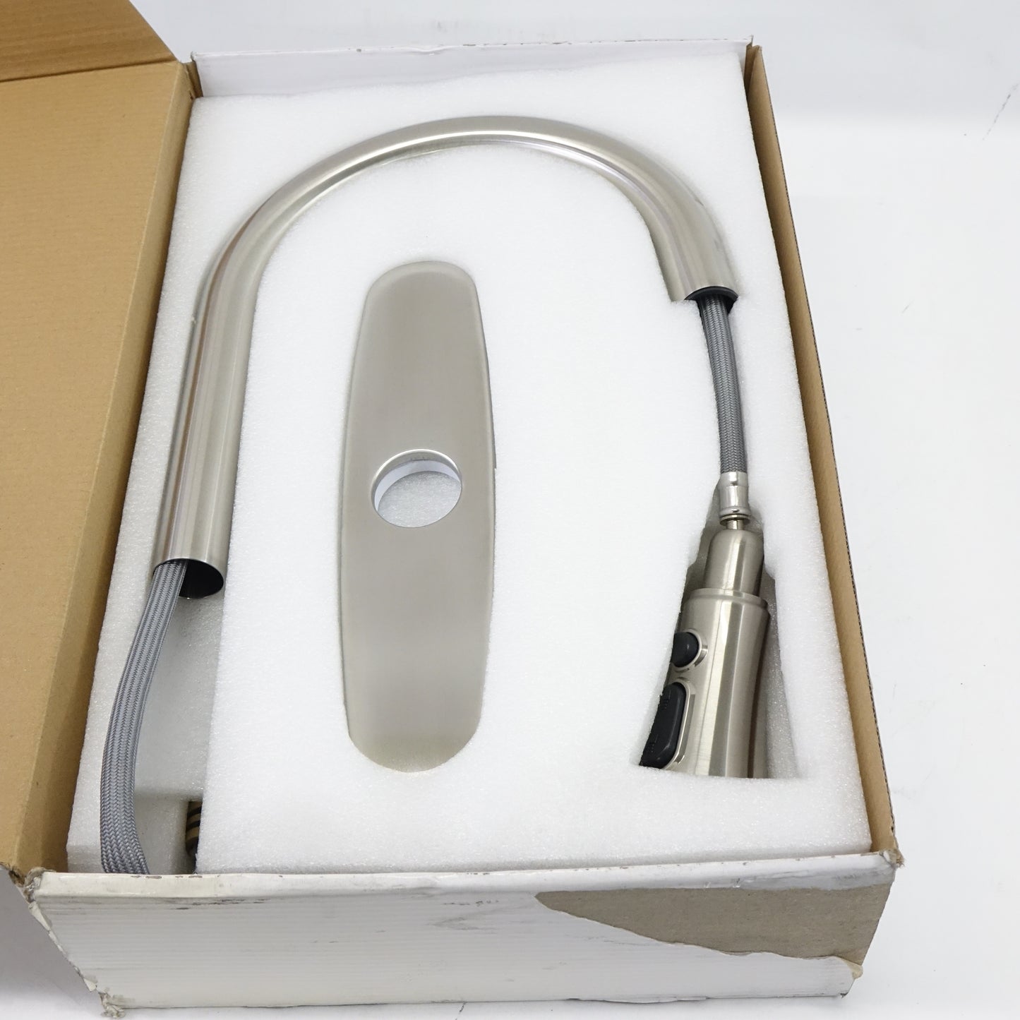 ARRISEA Touchless Kitchen Faucet with Pull Down Sprayer, Single Handle, Silver