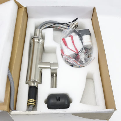 ARRISEA Touchless Kitchen Faucet with Pull Down Sprayer, Single Handle, Silver