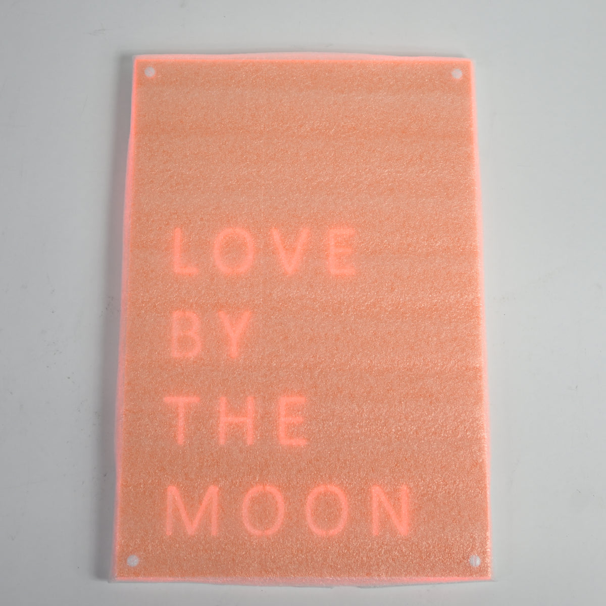4ArtWorks - Love by The Moon Neon Wall Art - Hand Assembled & Made in The USA