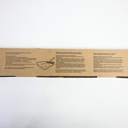 Design House Universal Marble Side Splash, 21.5", Solid White, 550905 - Open Box