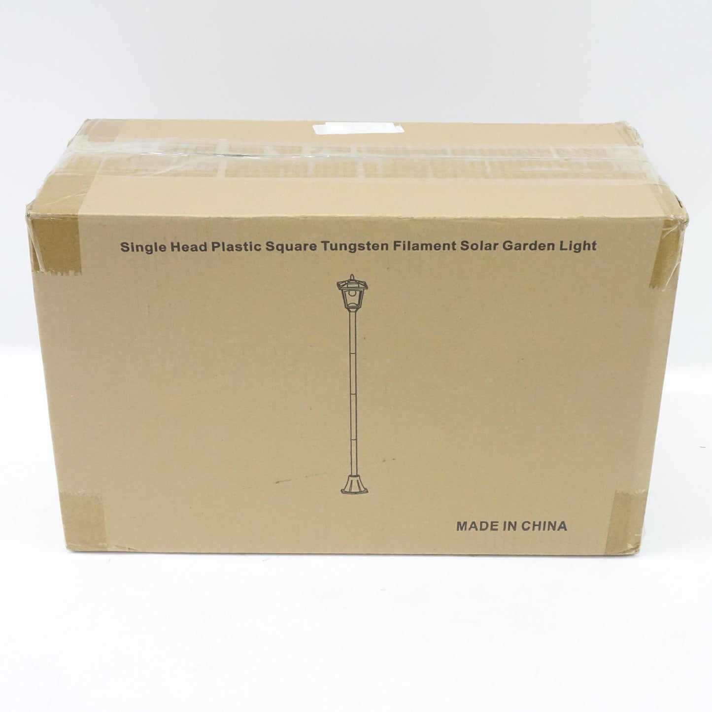 68.5" Solar Lamp Post, Waterproof Outdoor Solar Powered Vintage Street Light