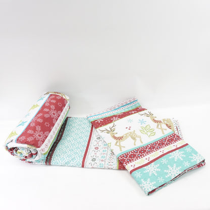 Jarson Christmas Quilt Set King Size 3-Piece (1 Quilt + 2 Pillow Shams)