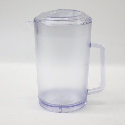 G.E.T. Textured Clear Polycarbonate 64 Oz Water Pitcher w/Lid