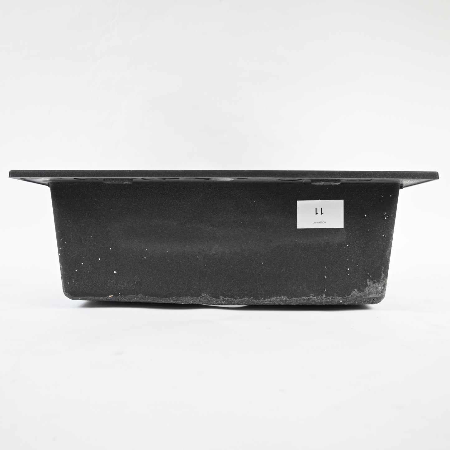 Houzer Cassiano Granite Composite Drop-In Kitchen Sink 24" Single Bowl Midnite