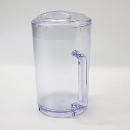 G.E.T. Textured Clear Polycarbonate 64 Oz Water Pitcher w/Lid