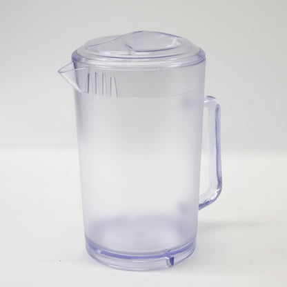 G.E.T. Textured Clear Polycarbonate 64 Oz Water Pitcher w/Lid